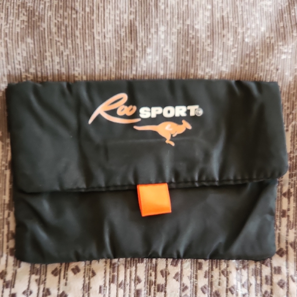 RooSport Black and Orange Pouch